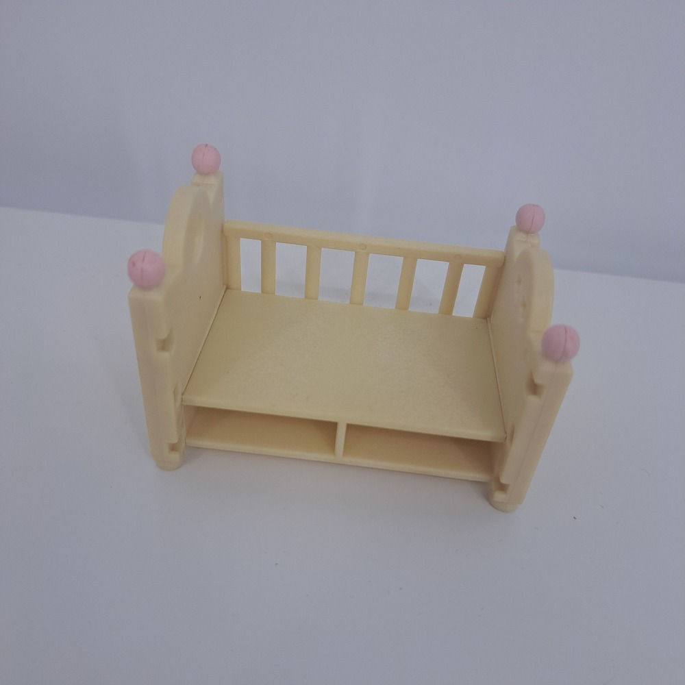 Calico Critters Sylvanian Families Nursery Furniture Pink Crib Replacement Spare
